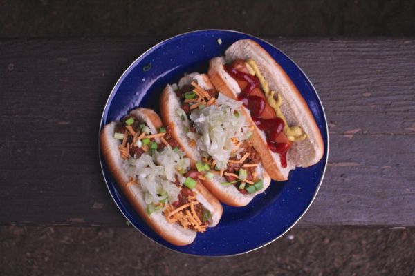 vegan camping hot dogs