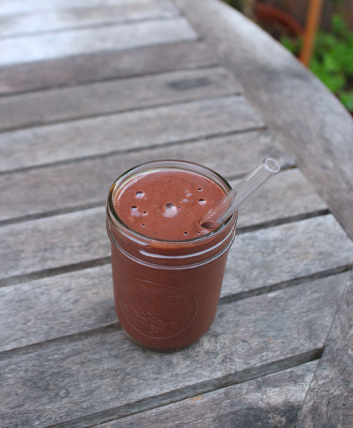 blueberry cacao smoothie